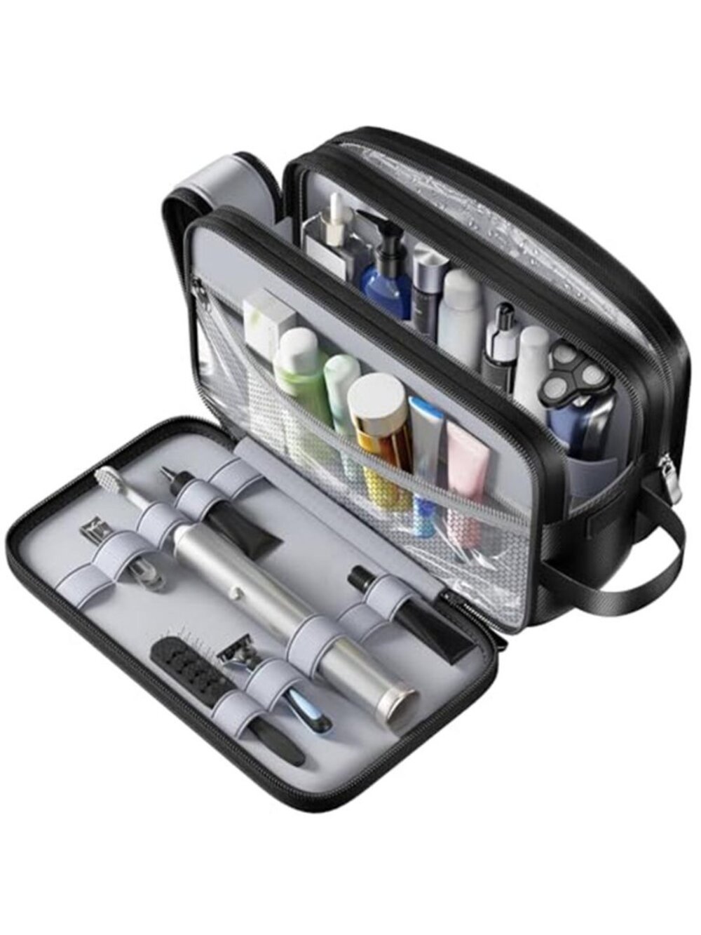 Travel Toiletry Bag Waterproof Hanging Dopp Kit Organizer for Men and Women